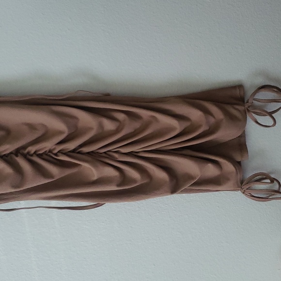 Drawstring Side Tie Back Cami Dress - Picture 5 of 5